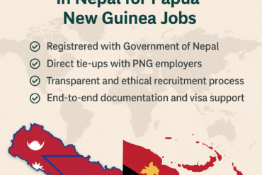 The only manpower agency in Nepal for Papua New Guinea Jobs