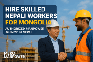 Hire Skilled Nepali Workers for Mongolia Authorized Manpower Agency in Nepal